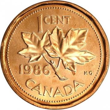 Canada 1 cent, 1986