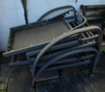 Ligstoelen 2 stuks à 10€/stuk, Jardin & Terrasse, Chaises longues, Enlèvement, Utilisé, Aluminium, Réglable