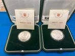 Vaticaan 5€ + 10€ 2018 – Proof, Timbres & Monnaies, Monnaies | Europe | Monnaies euro, Enlèvement ou Envoi, Monnaie en vrac, Argent