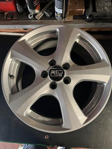 4 velgen 5x100 16 inch, Enlèvement, Utilisé, 16 pouces, Jante(s)