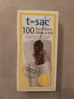 100 filtres à thé t-sac, Hobby & Loisirs créatifs, Sachets de thé, Sachet(s) de thé, Enlèvement ou Envoi