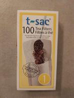 100 filtres à thé t-sac, Sachet(s) de thé, Enlèvement ou Envoi