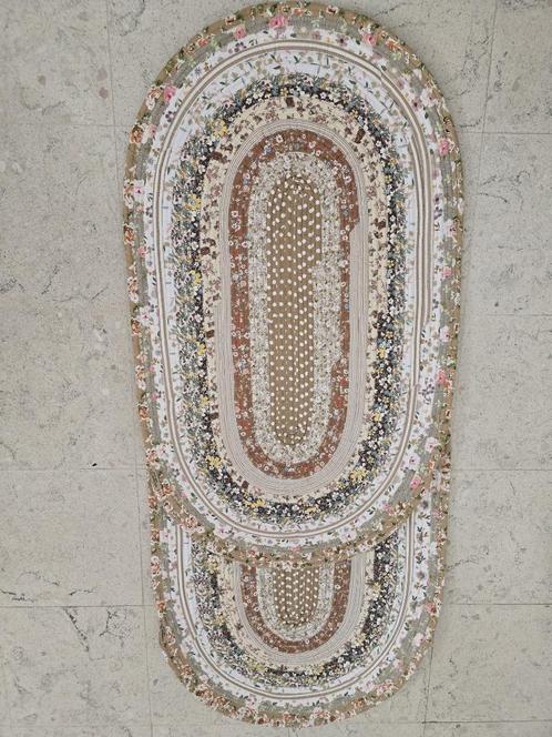ovale vloerkleedset/handgemaakt/89x53cm, Huis en Inrichting, Overige Huis en Inrichting, Nieuw, Ophalen of Verzenden