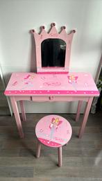 Princess/Fairy kinderbureau set, Ophalen of Verzenden, Gebruikt, Tafel(s) en Stoel(en)