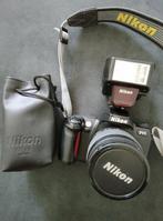 Nikon F65 met Nikkie 28-80mm lens, flitser, Audio, Tv en Foto, Ophalen of Verzenden, Zo goed als nieuw, Spiegelreflex, Nikon
