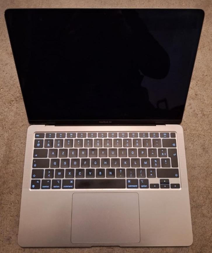 MacBook Air 2020 16Go 256Go M1, Informatique & Logiciels, Apple Macbooks, Utilisé, MacBook, 13 pouces, 3 à 4 Ghz, 256 GB, 16 GB