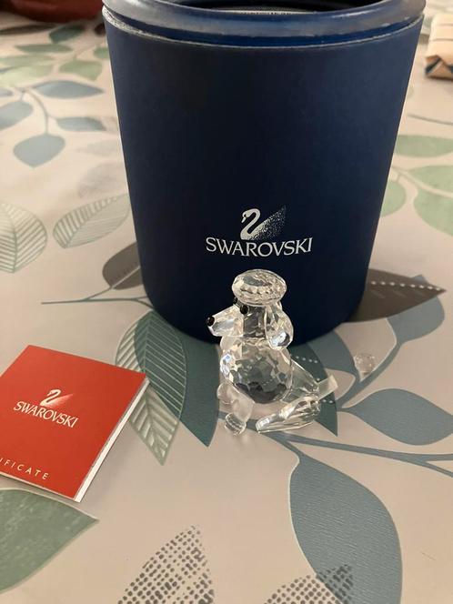 Swarovski hond poedel lees beschrijving, Verzamelen, Swarovski, Zo goed als nieuw, Ophalen of Verzenden