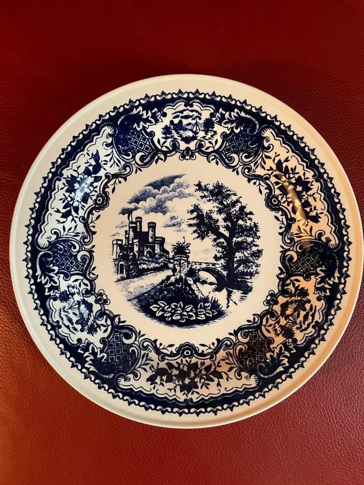 Assiette décorative vintage – Boch Belgium, Antiek en Kunst, Antiek | Wandborden en Tegels, Ophalen