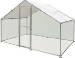 Metalen kippenren 600x300x200 cm, Ophalen of Verzenden, Nieuw, Kippenhok of Kippenren