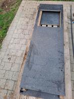 Marmeren tablet met inox tafelpoot, Ophalen