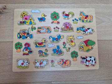 Grote houten legpuzzel beschikbaar voor biedingen