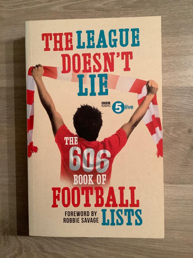 League Doesn'T Lie The 606 Book of Football Lists, Sport de ballon, Bbc Radio 5 Live, Enlèvement ou Envoi, Comme neuf