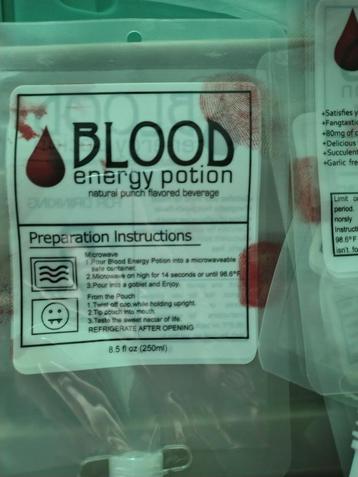 bloedzakjes 21 stuks halloween nieuw  beschikbaar voor biedingen