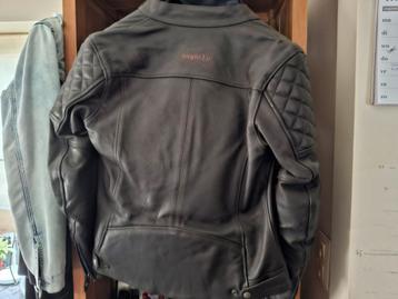 Bogotto retro leren moto jas, Enlèvement, Seconde main, Femmes, Manteau | cuir