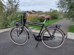 zwarte transport fiets, Fietsen en Brommers, Versnellingen, Zo goed als nieuw, 57 tot 61 cm, Ophalen