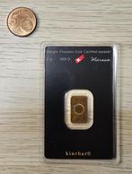 Goudbaar 2 gram (24 karaat) - Heraeus Kinebar, Ophalen of Verzenden, Goud