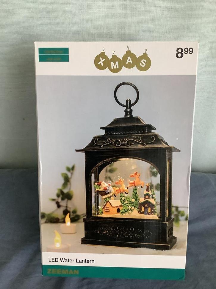 Led water lantaarn., Diversen, Kerst, Nieuw, Ophalen of Verzenden