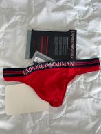 String en microfibre Emporio Armani Mesh, Slip, Rouge, Envoi, Emporio Armani