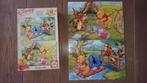 2 x houten puzzel Winnie the Pooh (Disney) 2 x 25 stukjes, En bois, 10 à 50 pièces, Utilisé, Enlèvement ou Envoi