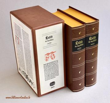 DELFTSE BIJBEL Biblia (1477) Facimilé-uitg. in cassette beschikbaar voor biedingen