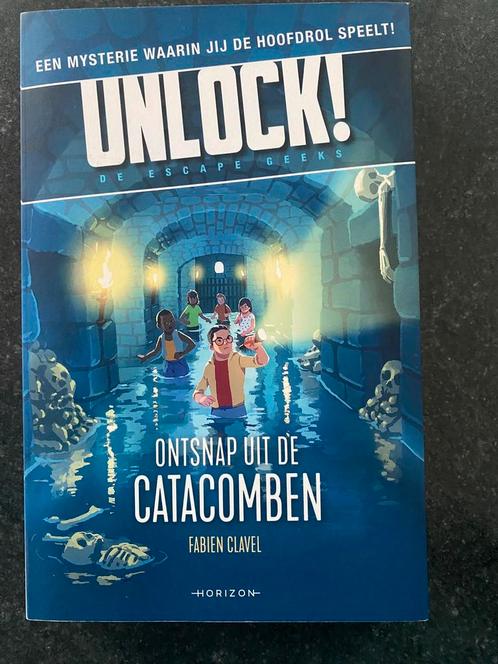 Fabien Clavel - Ontsnap uit de catacomben, Boeken, Kinderboeken | Jeugd | 10 tot 12 jaar, Zo goed als nieuw, Ophalen of Verzenden