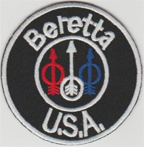 Beretta usa stoffen opstrijk patch embleem #2, Verzamelen, Kleding en Patronen, Nieuw, Verzenden