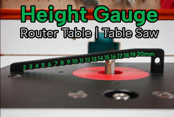 Altimètre pour fraise et lame de scie, Bricolage & Construction, Instruments de mesure, Comme neuf, Enlèvement ou Envoi