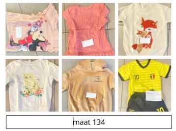 Pakket kinderkleding maat 134 - 146 beschikbaar voor biedingen