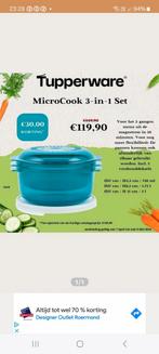 Nieuwe microplus 3 van tupperware +gratis verzending, Maison & Meubles, Enlèvement ou Envoi, Neuf