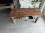 Table basse en bois massif, Vintage, Carré, Enlèvement, Utilisé