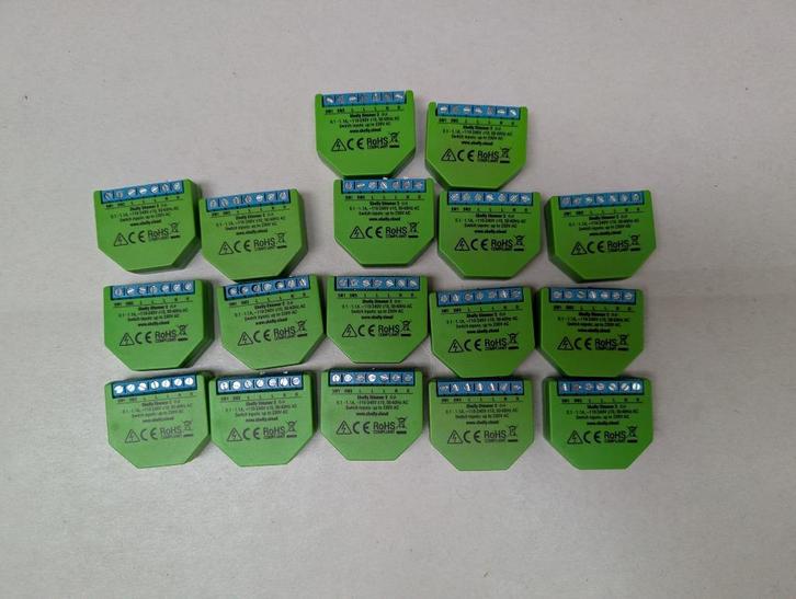 Shelly Dimmer 2 (17 pièces) domotique home assistant, Doe-het-zelf en Bouw, Elektriciteit en Kabels, Gebruikt, Overige typen, Ophalen