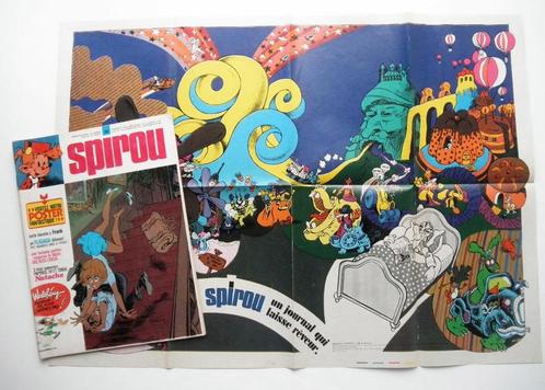 Poster + Spirou 1902 - Dédé fantastique - 26 sept 1974, Livres, BD, Comme neuf, Une BD, Enlèvement ou Envoi