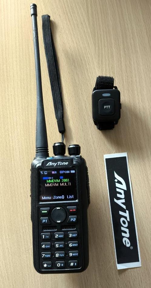 Anytone 878UV Plus + speakermic, Telecommunicatie, Zenders en Ontvangers, Zo goed als nieuw, Ophalen of Verzenden