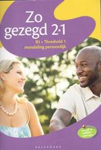 Zo gezegd 2.1 B1 Threshold 1 mondeling persoonlijk, Ophalen, Zo goed als nieuw, Nederlands, Pelckmans