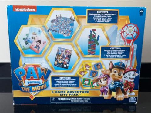 Paw Patrol 5-game adventure city pack, Hobby en Vrije tijd, Gezelschapsspellen | Overige, Zo goed als nieuw, Ophalen of Verzenden