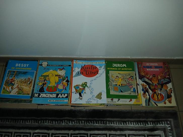 57 verschillende strips– Kuifje, Suske & Wiske, Jerom, Bessy, Boeken, Stripverhalen, Gelezen, Meerdere stripboeken, Ophalen of Verzenden