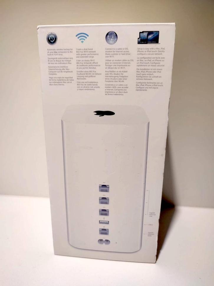 Apple AirPort Time Capsule 2 TB wifi disk (5th gen), Informatique & Logiciels, NAS, Utilisé, Enlèvement ou Envoi