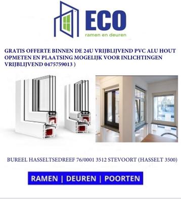 ramen deuren Eigen plaatsingsdienst: Ramen: PVC ALU HOUT beschikbaar voor biedingen