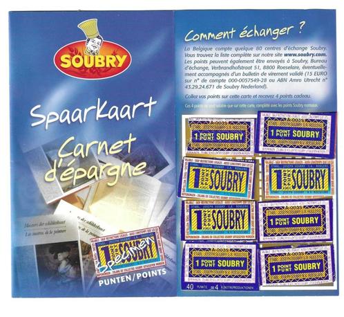 Soubry Punten, Verzamelen, Merken en Reclamevoorwerpen, Zo goed als nieuw, Overige typen, Ophalen of Verzenden