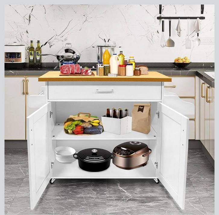 Nieuwe Keukeneiland/Trolly, Huis en Inrichting, Keuken | Keukenelementen, Nieuw, Ophalen of Verzenden