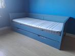 Bed met uitschuifbed, Kinderen en Baby's, Ophalen, 85 tot 100 cm, Zo goed als nieuw, Matras