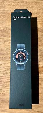 Samsung Galaxy Watch5 Pro zwart 45 mm - NIEUW!, Nieuw, Android, Samsung, Ophalen of Verzenden