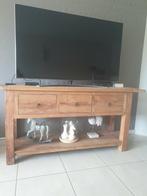 Sidetable oude teak, Ophalen, Zo goed als nieuw