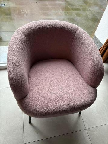 Fauteuil rose neuf 