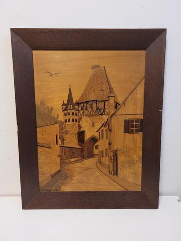 ancienne marqueterie Aufderbruck alsace chatenois, Enlèvement ou Envoi