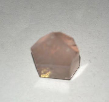 Facet geslepen rozenkwarts steen - 10gram - 20mm x 14mm x 24 beschikbaar voor biedingen