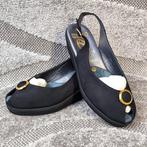 Maja sandaal met open teen maat eu 37 - 23 cm, Ophalen of Verzenden, Zwart