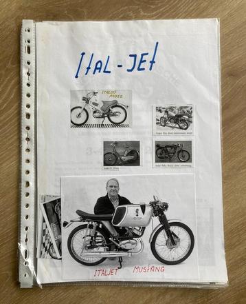 Unieke Map met documentatie Ital - Jet bromfiets / brommers beschikbaar voor biedingen