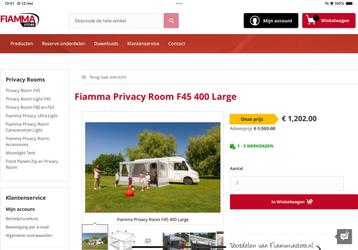 fiamma privacy room 400 large ( gesloten tent ) beschikbaar voor biedingen