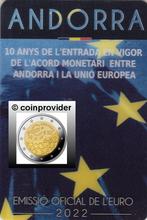 Pièces commémoratives de 2 euros 2022 : UNC, Envoi, Autres pays, 2 euros, Monnaie en vrac